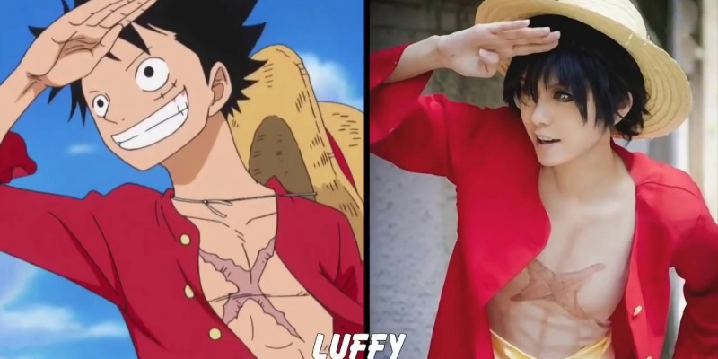 Tạo hình Cosplay của Luffy trong One Piece