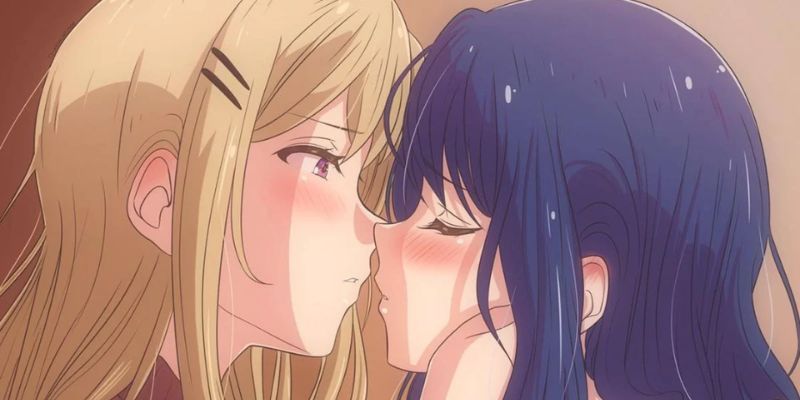 Anime Yuri là thể loại phim xoay quanh tình yêu của các cô gái 